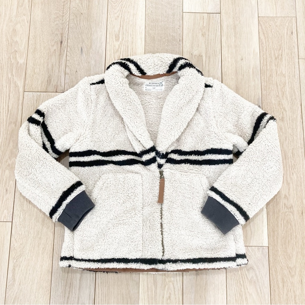 REI Cream and Black Teddy Jacket